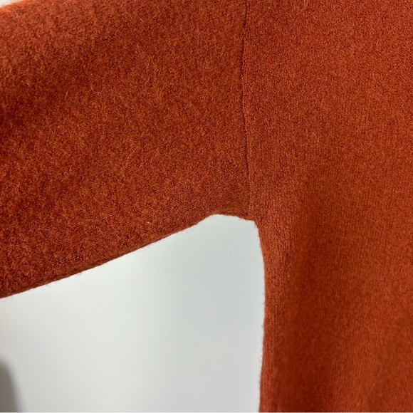 Madewell Alpaca Blend Orange Sweater Size Large - Picture 4 of 11